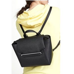 Botkier Lennox Leather Convertible Canvas Satchel